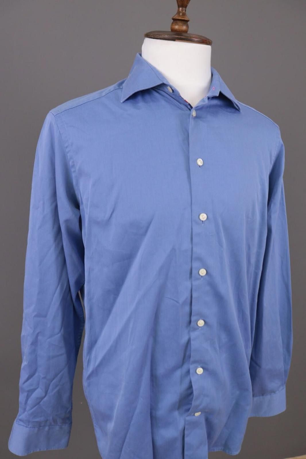 Eton Eton Contemporary Blue Button Down Shirt Size 41 / 16 Size US M / EU 48-50 / 2 - 4 Thumbnail