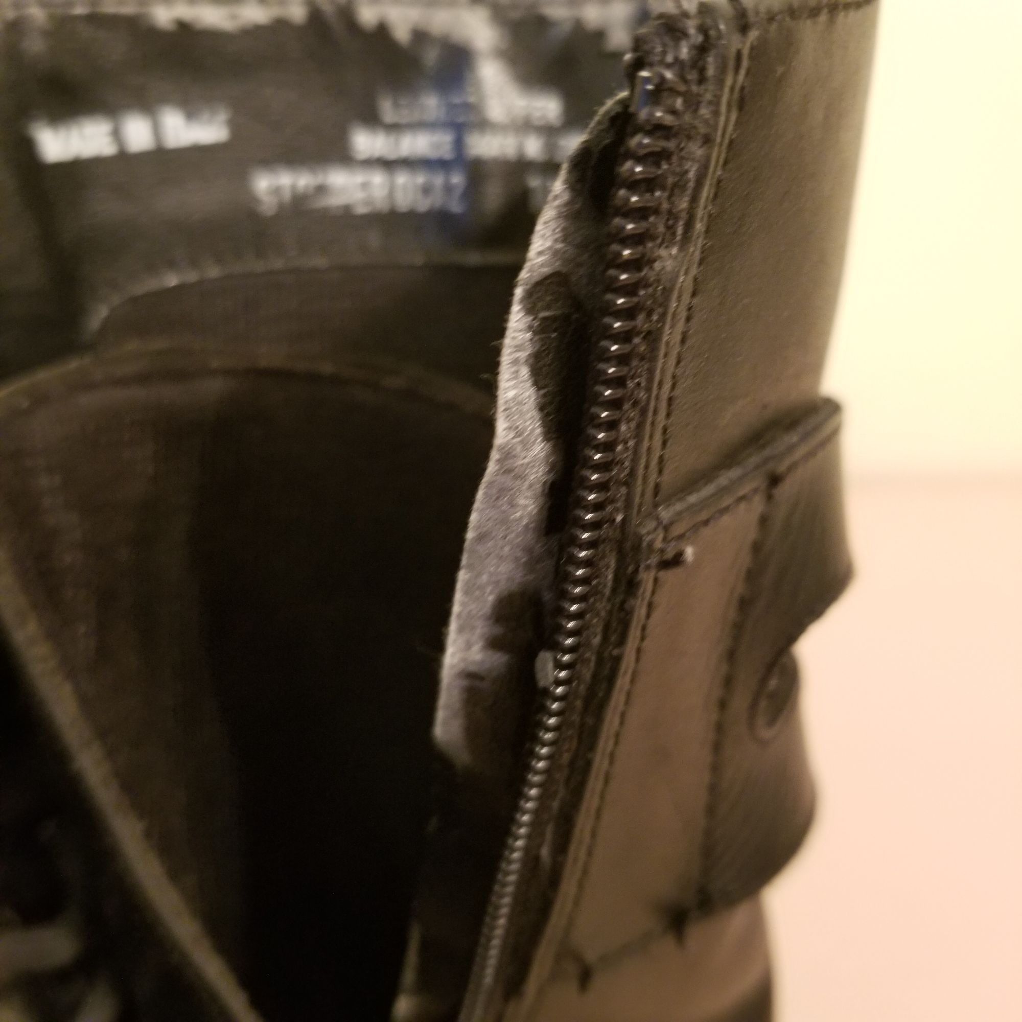 Bass Bass 10 Black Leather Chunky Military Moto Boots Combat 90s Size US 10 / IT 40 - 6 Thumbnail