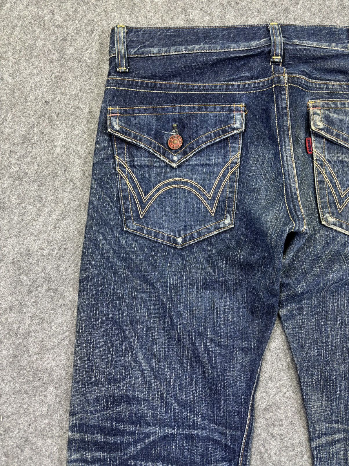 Edwin 💥Flare💥Edwin 503 Sick Fades Flare Denim K39 Size US 36 / EU 52 - 12 Thumbnail