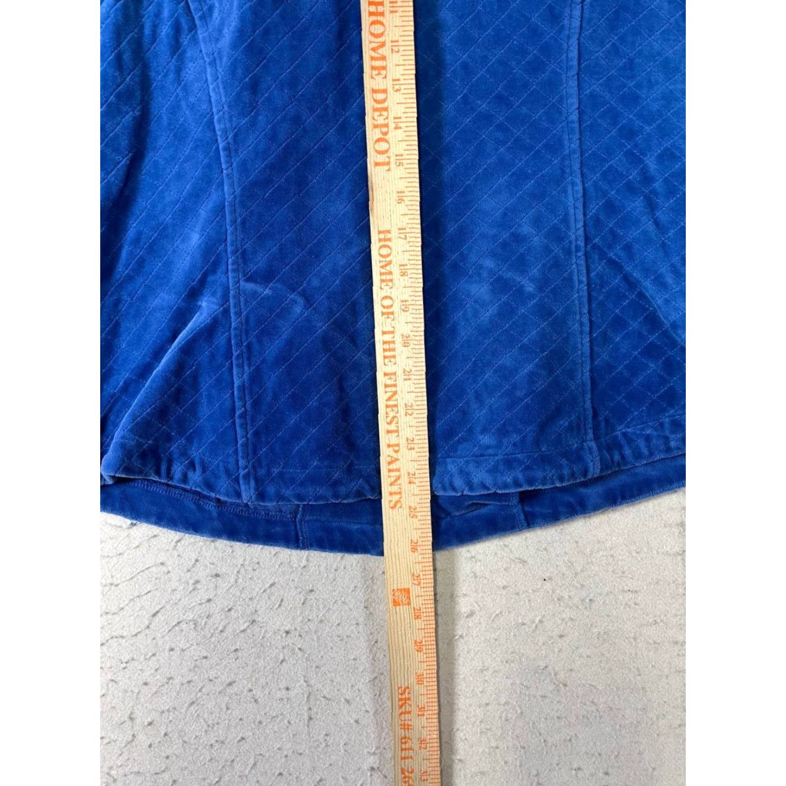 Jim Thompson Norm Thompson Vest Womens Large Blue Quilted Full Zip Pockets Outdoor Size L / US 10 / IT 46 - 4 Thumbnail