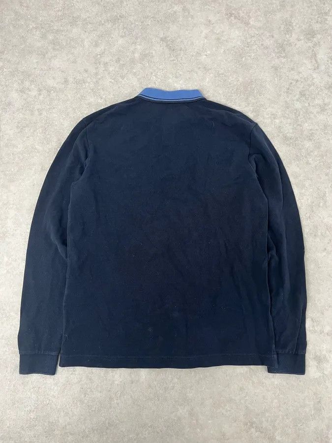 Prada AW2016 Prada Black & Blue Linea Rossa Polo Shirt Size US S / EU 44-46 / 1 - 6 Thumbnail