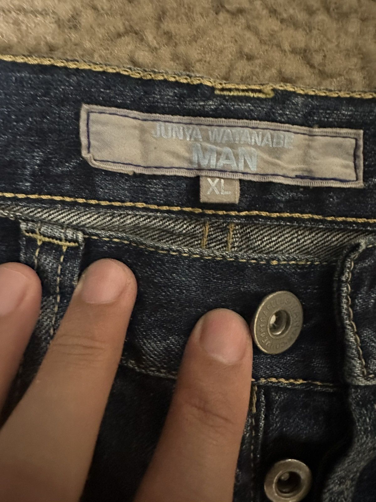 Junya Watanabe Junya Watanabe Men blue patched denim Size US 34 / EU 50 - 3 Thumbnail
