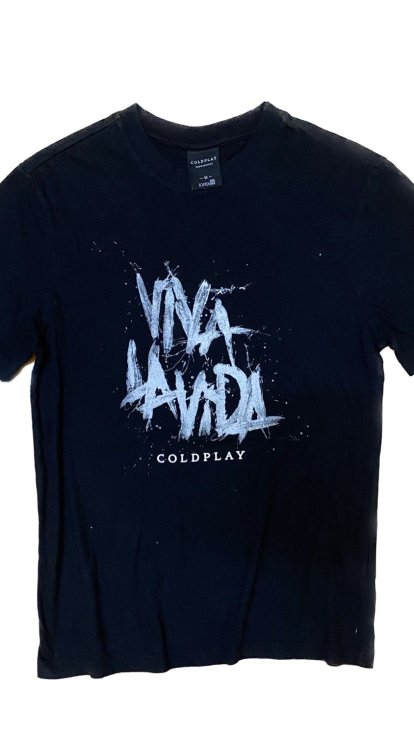 Band Tees Cold play topten10 viva lavida 🔥 Size US S / EU 44-46 / 1 - 2 Thumbnail