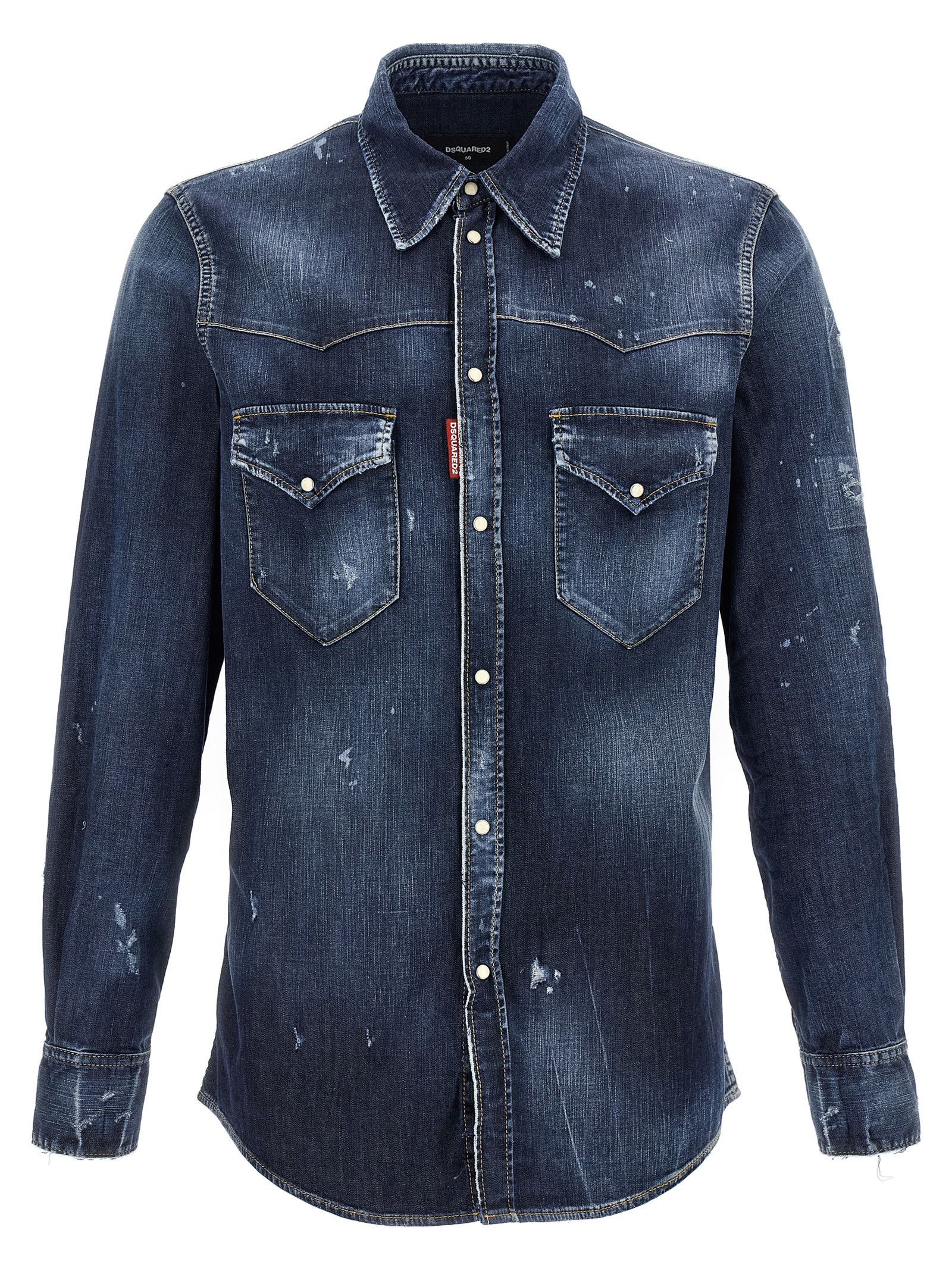 Dsquared2 'Fashion Western' Shirt Size US L / EU 52-54 / 3 - 1 Thumbnail