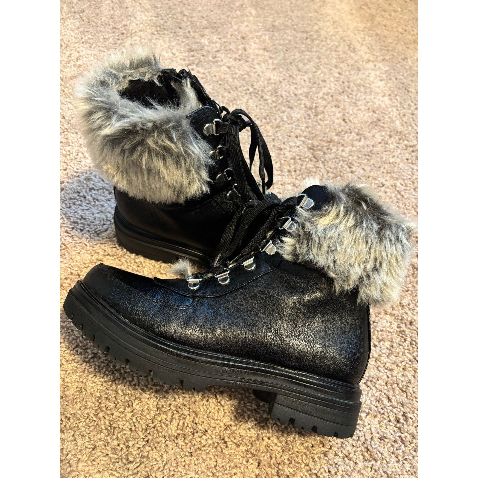The Unbranded Brand Sun + Stone Weather Combat Boots Size 6.5 Size US 6.5 / IT 36.5 - 5 Thumbnail