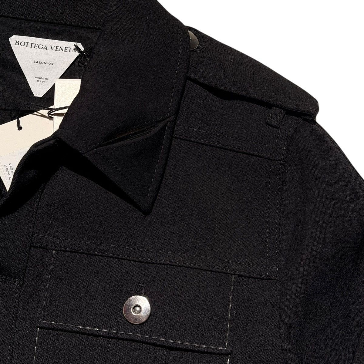 Bottega Veneta calvary military wool stretch jacket Size US S / EU 44-46 / 1 - 2 Thumbnail