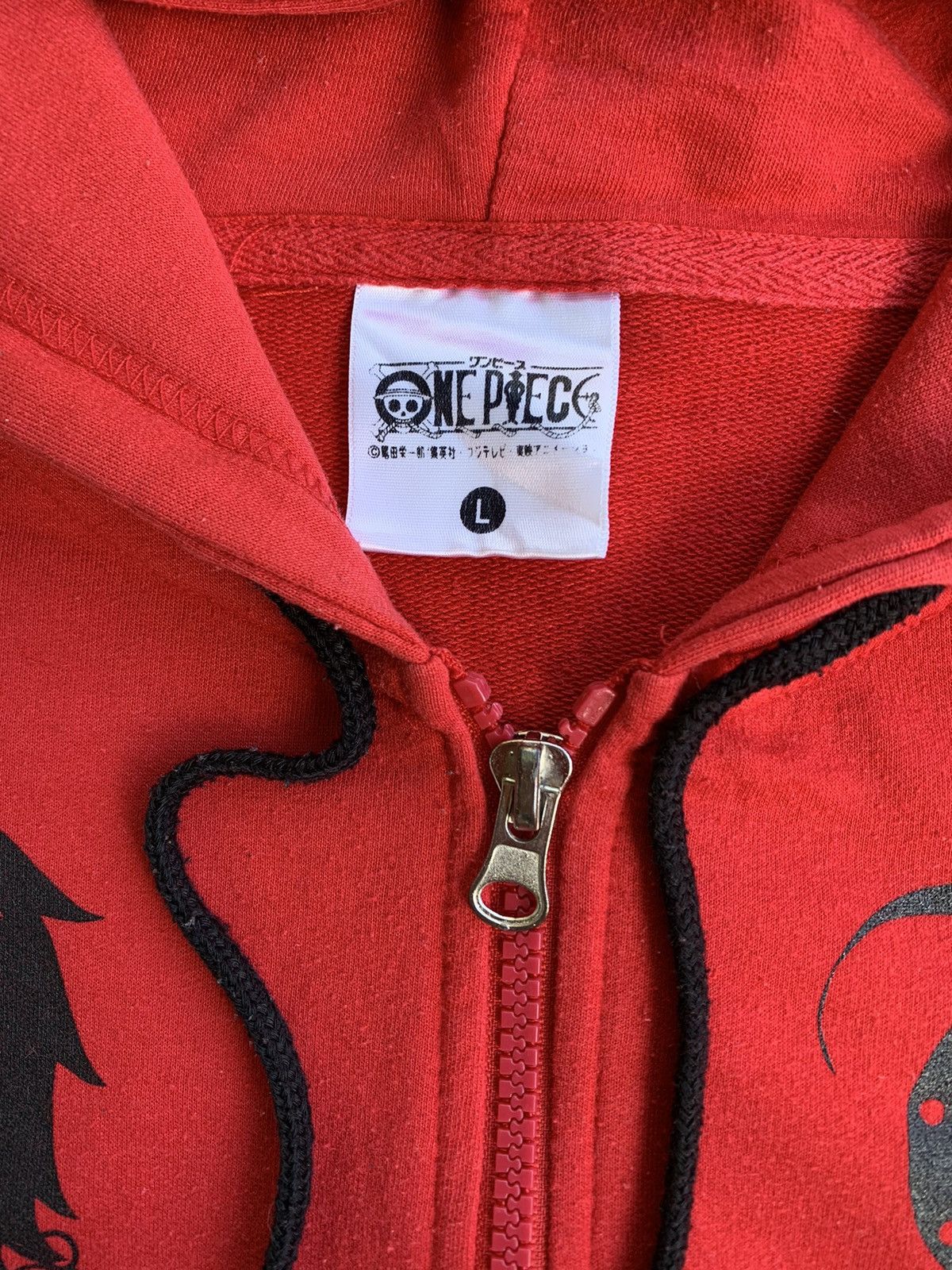 Japanese Brand × One Piece One Piece Thanks ForLoving Me Zip Hoodie Size US L / EU 52-54 / 3 - 10 Thumbnail