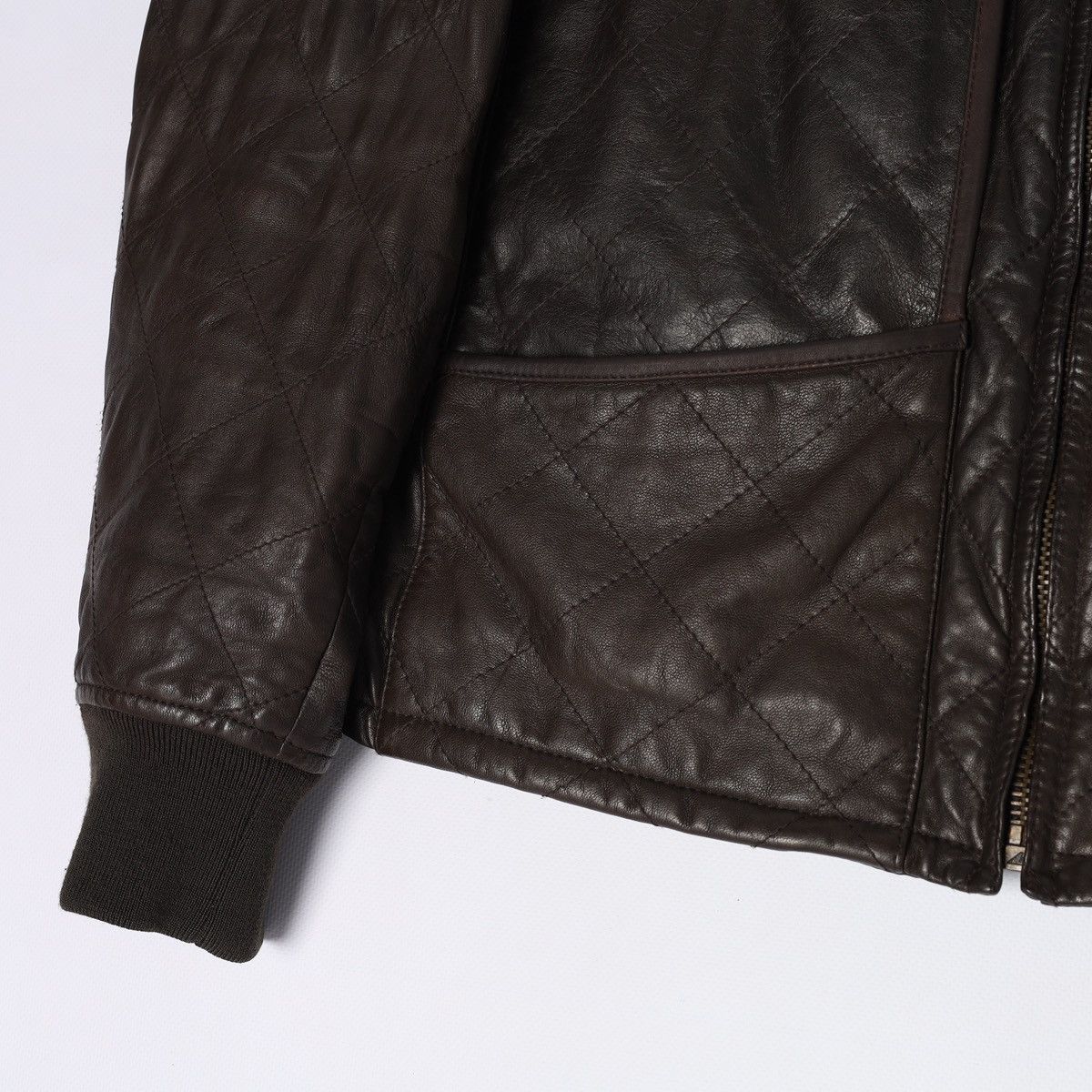 Ralph Lauren Purple Label Ralph Lauren Purple Label Lambskin Leather Bomber Jacket Size US M / EU 48-50 / 2 - 15 Thumbnail