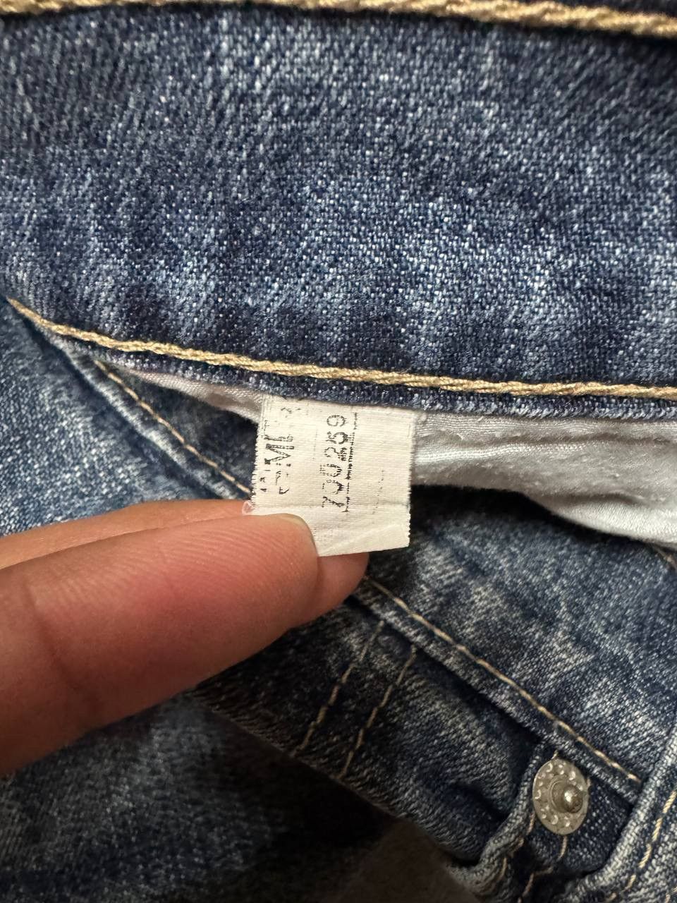 Rusty Vintage Japanese Fondamental Wear Faded Distressed Jeans Size US 34 / EU 50 - 12 Thumbnail