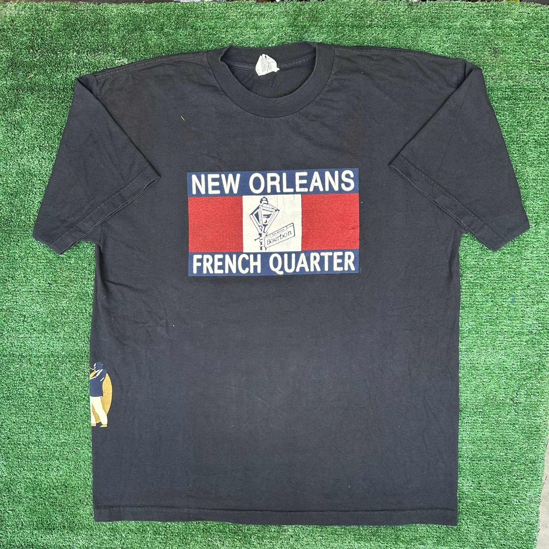 Vintage Vintage 90s New Orleans French Quarter Souvenir T-Shirt Jazz Size US XL / EU 56 / 4 - 1 Thumbnail