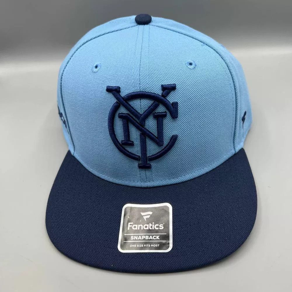 Other New York City FC Hat Men Blue Fanatics MLS Snap Back Cap Size ONE SIZE - 1 Thumbnail