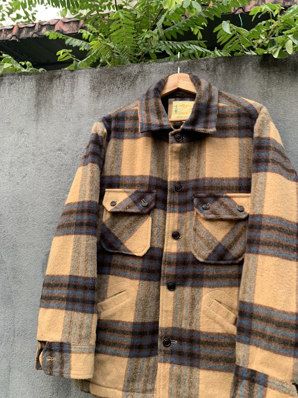 Wrangler 👹Vintage Wrangler Wool Flannel Fur Lined Jacket Size US L / EU 52-54 / 3 - 5 Thumbnail