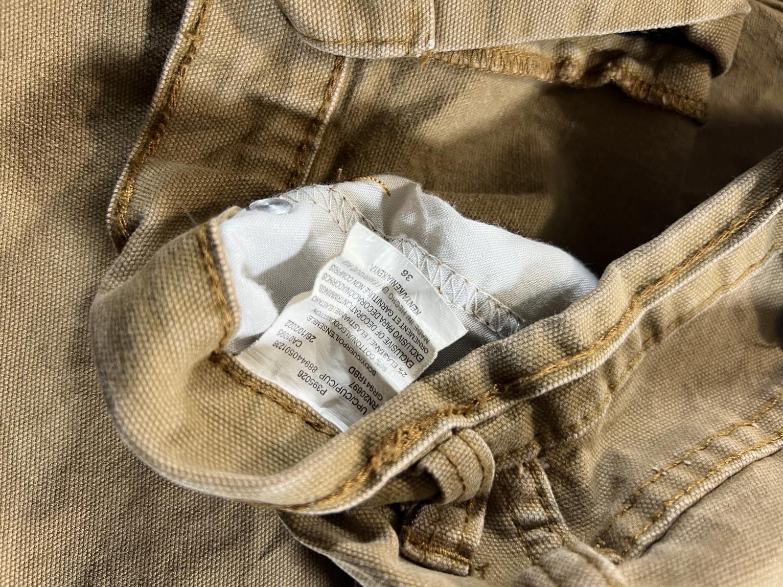 Unknown London Vintage dickies Khaki Brown Casual Shorts 36 Size US 32 / EU 48 - 4 Thumbnail
