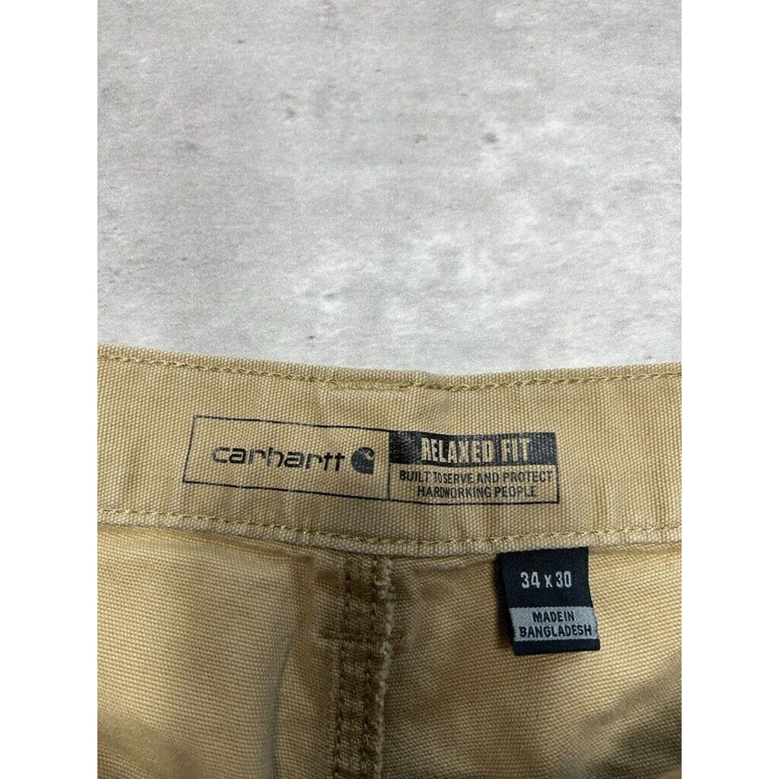 Carhartt Carhartt Relaxed Fit Canvas Workwear Five Pocket Pants Sz 34 Size US 34 / EU 50 - 3 Thumbnail