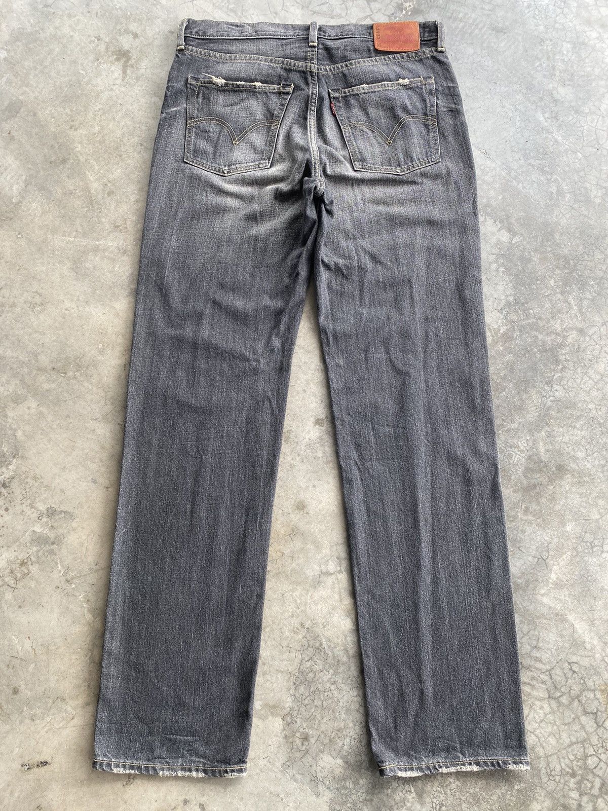 Levi's × Vintage Baggy Jeans Vintage Levi’s 502 Faded Black Denim Size US 34 / EU 50 - 7 Thumbnail