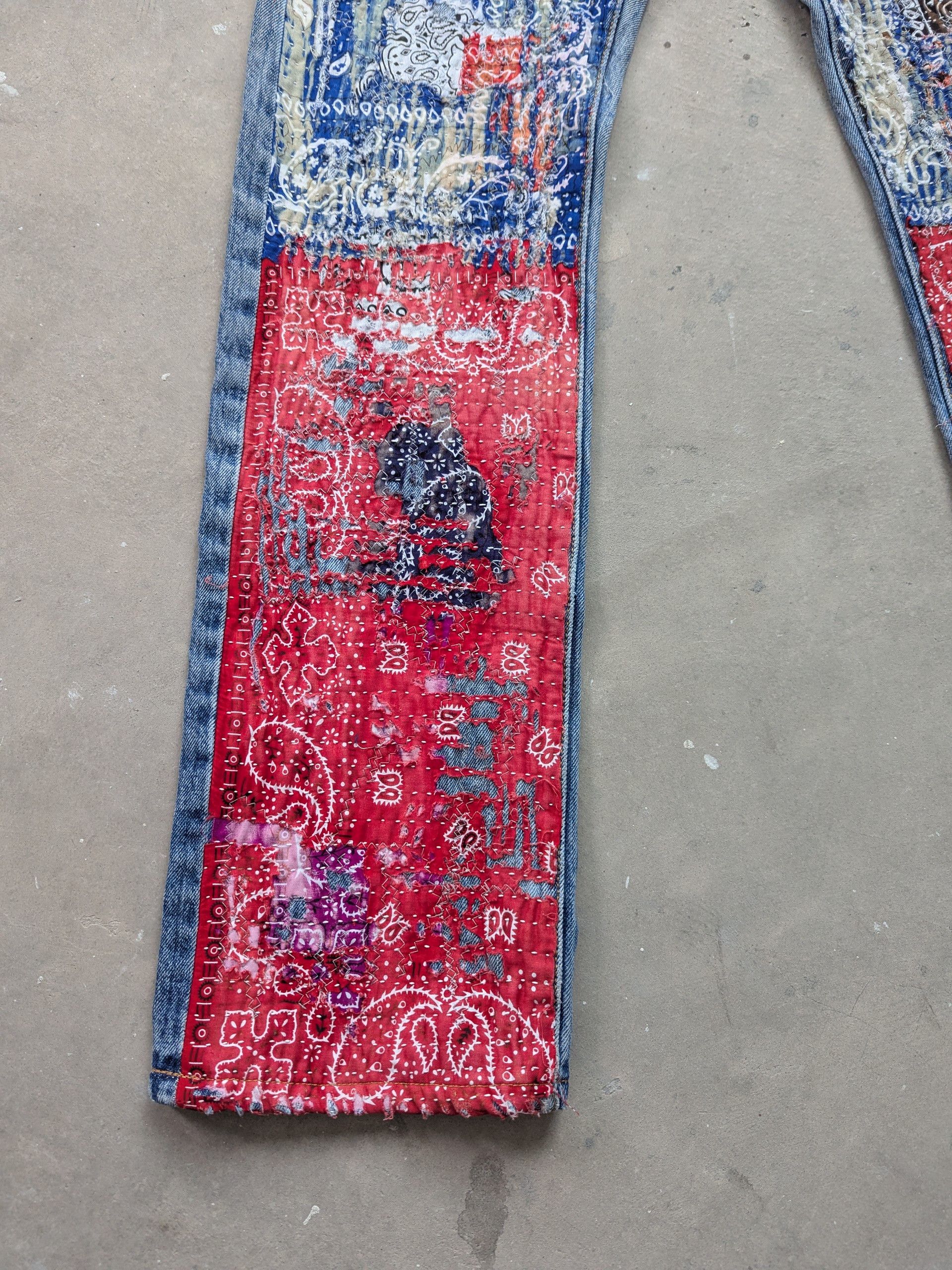 Le Grande Bleu (L.G.B.) × Levi's × Vintage OPEN FOR CUSTOM 🔥 Vintage Levis 501 Inspired Proletareart Size US 31 - 5 Thumbnail