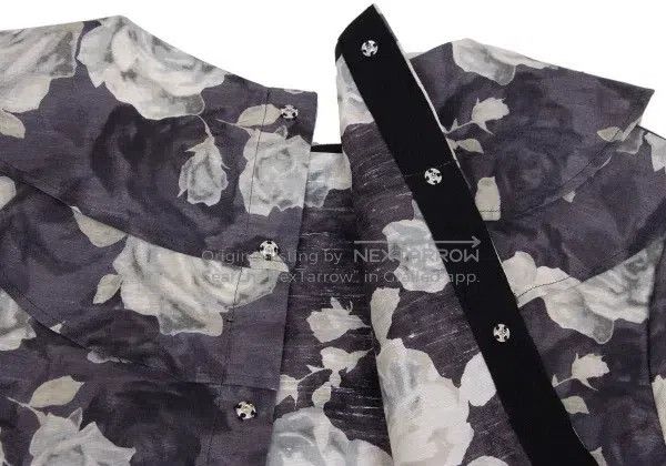 Comme des Garcons Comme des Garcons Grey Retro Flower Bow Top Size M / US 6-8 / IT 42-44 - 8 Thumbnail