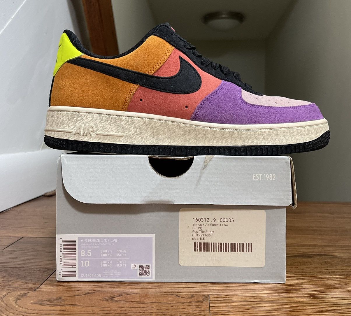 Nike Atmos x Air Force 1 Low 'Pop The Street' Men’s Size 8.5