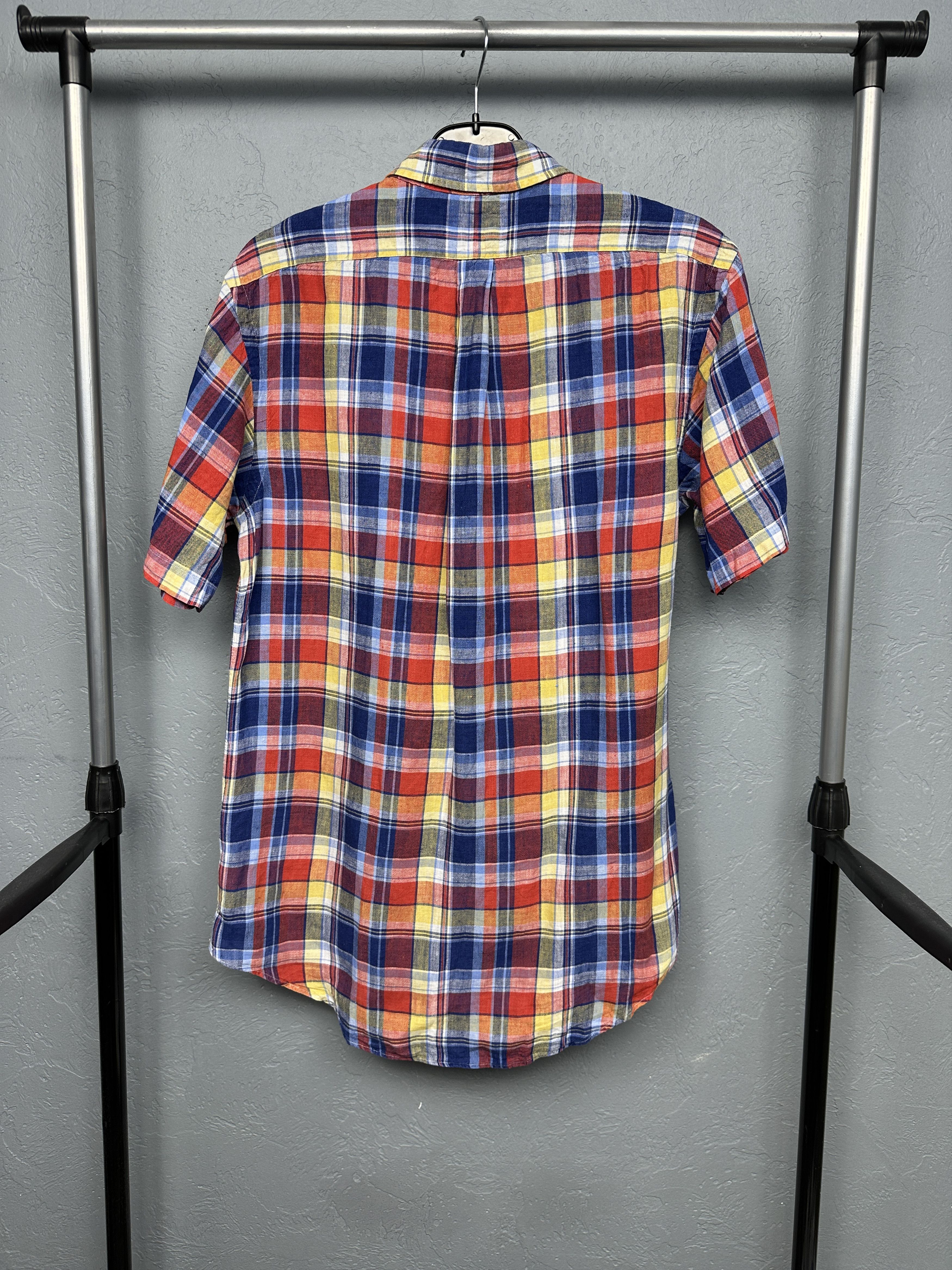 Polo Ralph Lauren Polo Ralph Lauren Mens LINEN Short Sleeve Shirt Size US M / EU 48-50 / 2 - 7 Thumbnail