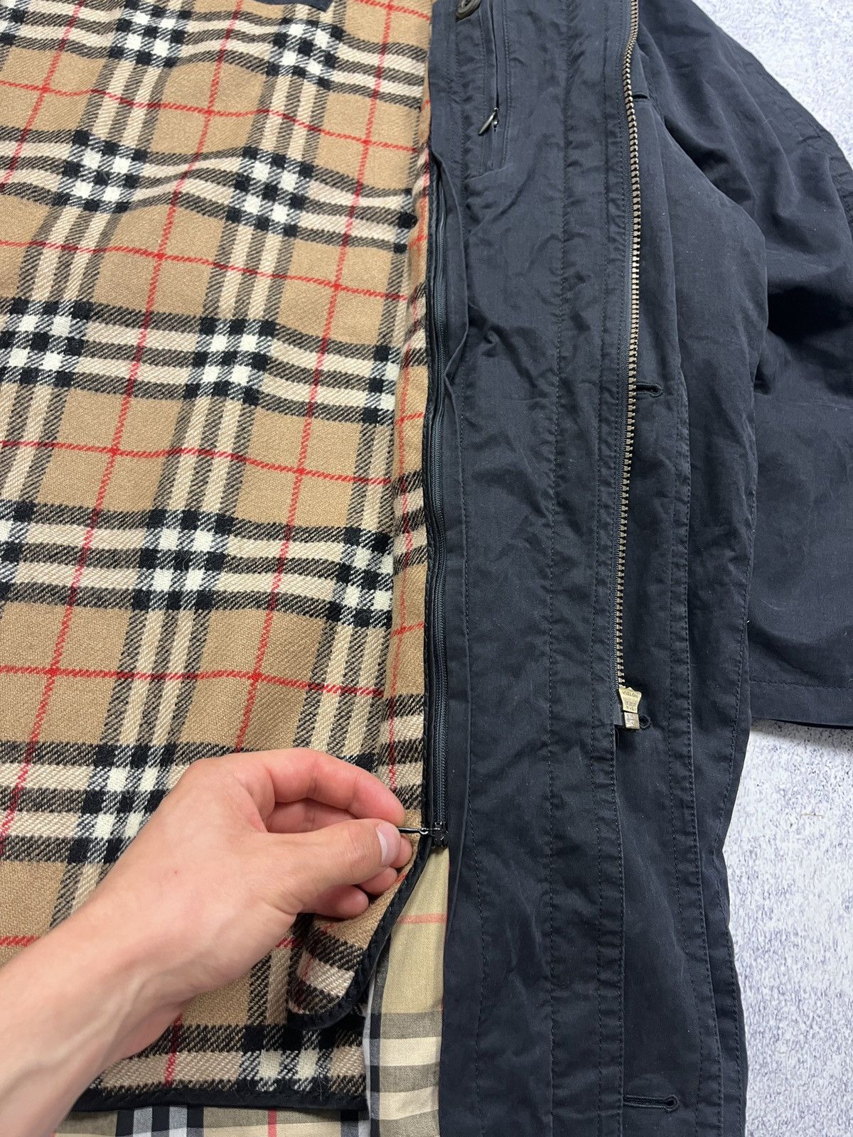 Burberry Vintage Burberry’s Nova Check Trench Coat With Wool Inner Size US L / EU 52-54 / 3 - 9 Thumbnail