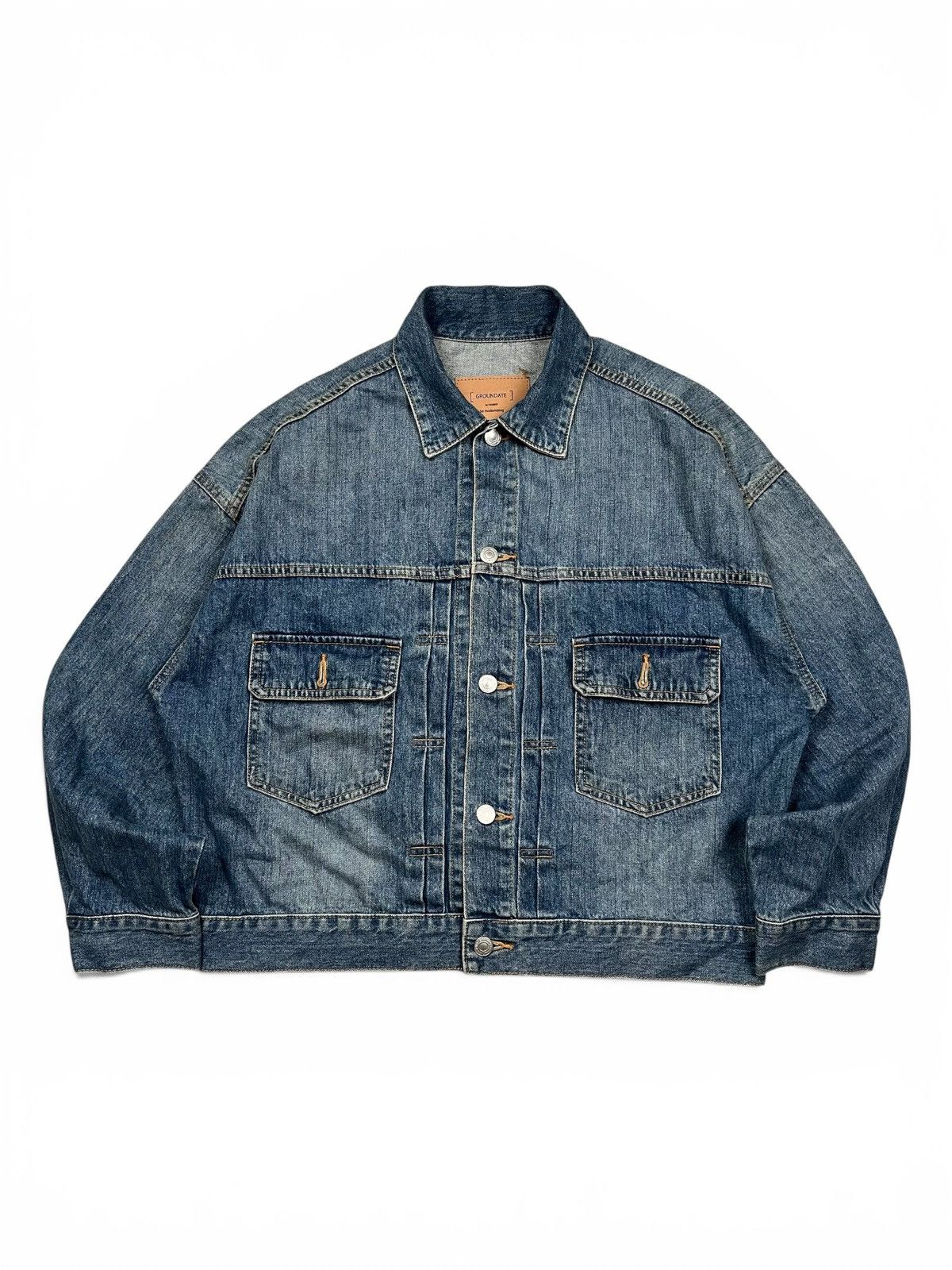 Japanese Brand Type 2 Denim Jacket Buckle Back Pageboy Size US M / EU 48-50 / 2 - 1 Thumbnail