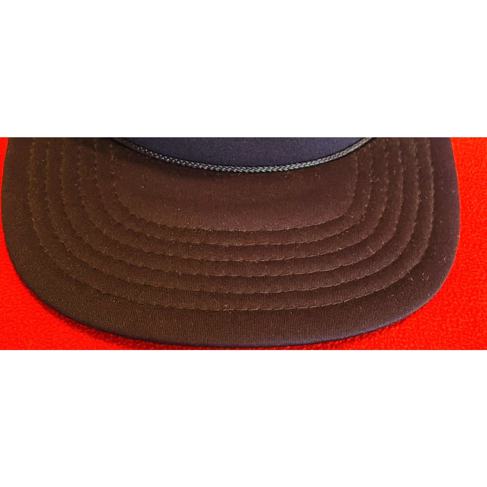 Vintage VINTAGE Men’s Blue SO MO Dist 1987 Pow Wow Baseball Hat Cap Adjustable Snapback Size ONE SIZE - 4 Thumbnail