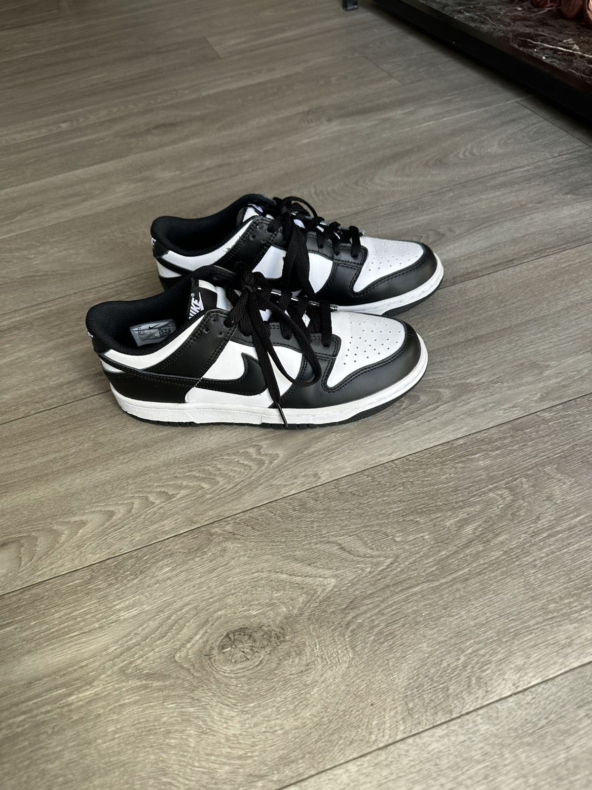 Nike Nike Dunk Low Gs ‘Black White’ Sz 6 Size US 6 / IT 36 - 4 Thumbnail