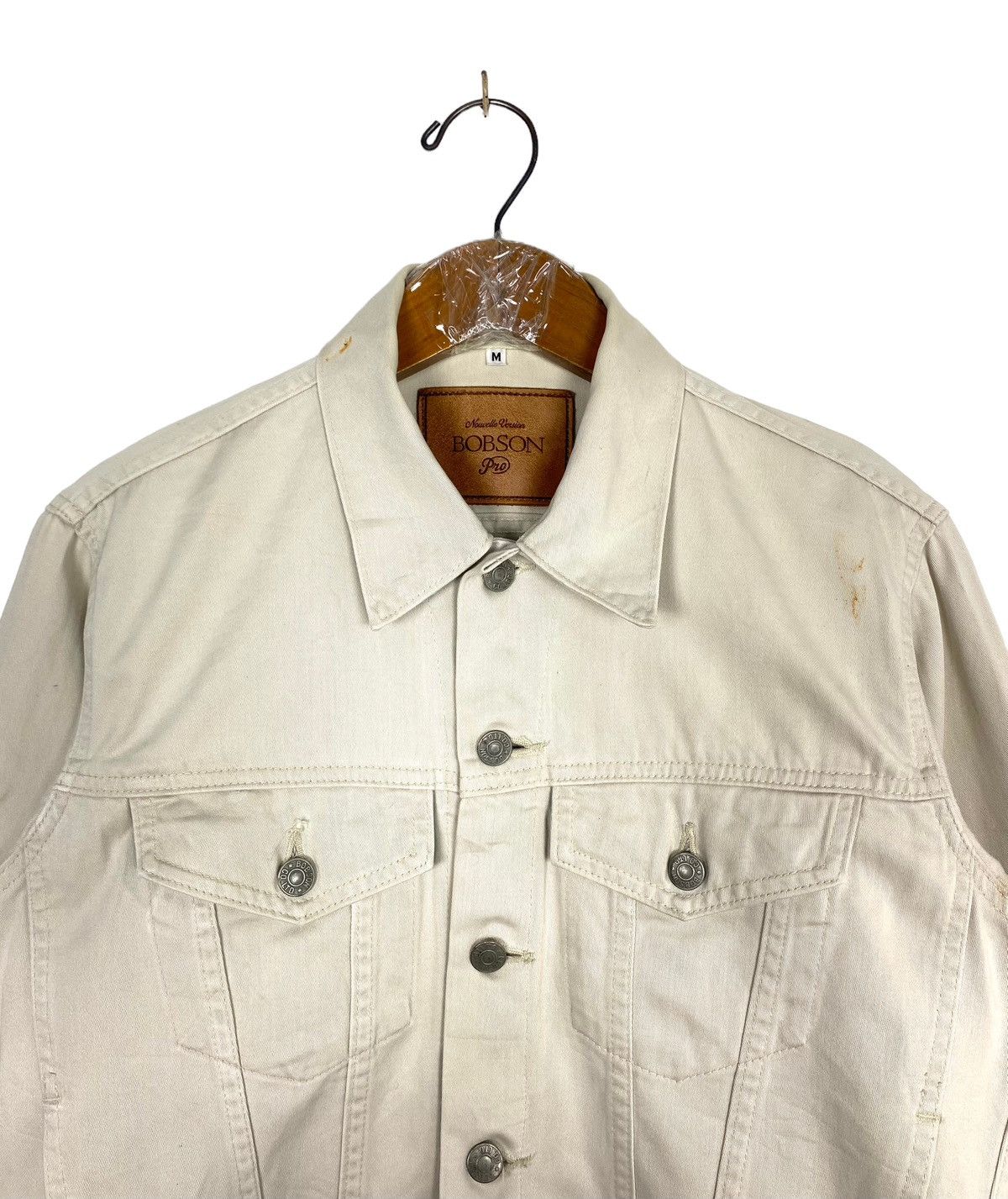 Japanese Brand Rare‼️ Bobson Trucker Jacket Made in Japan Size US S / EU 44-46 / 1 - 4 Thumbnail