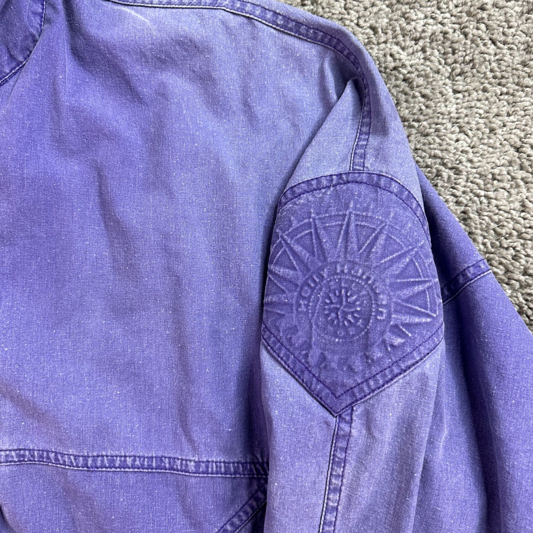 Helly Hansen VINTAGE Helly Hansen Jacket Womens M Purple Parka Ski Coat Ladies 90s Parka 1/2 Zip Logo Size M / US 6-8 / IT 42-44 - 4 Thumbnail
