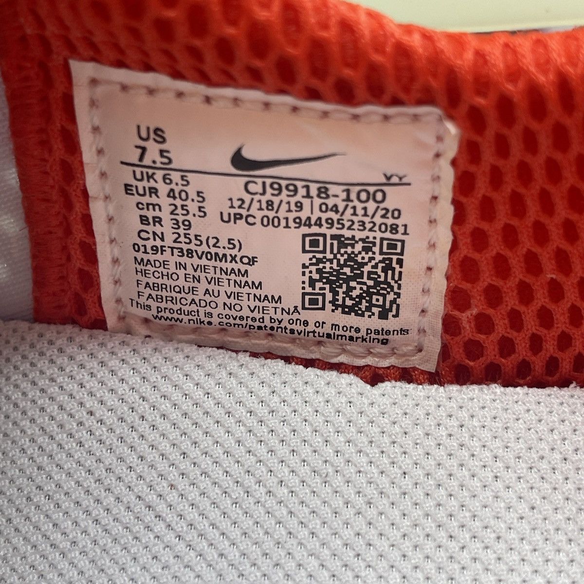 Nike Stussy x air zoom spiridon kukini white Size US 7 / EU 40 - 8 Thumbnail