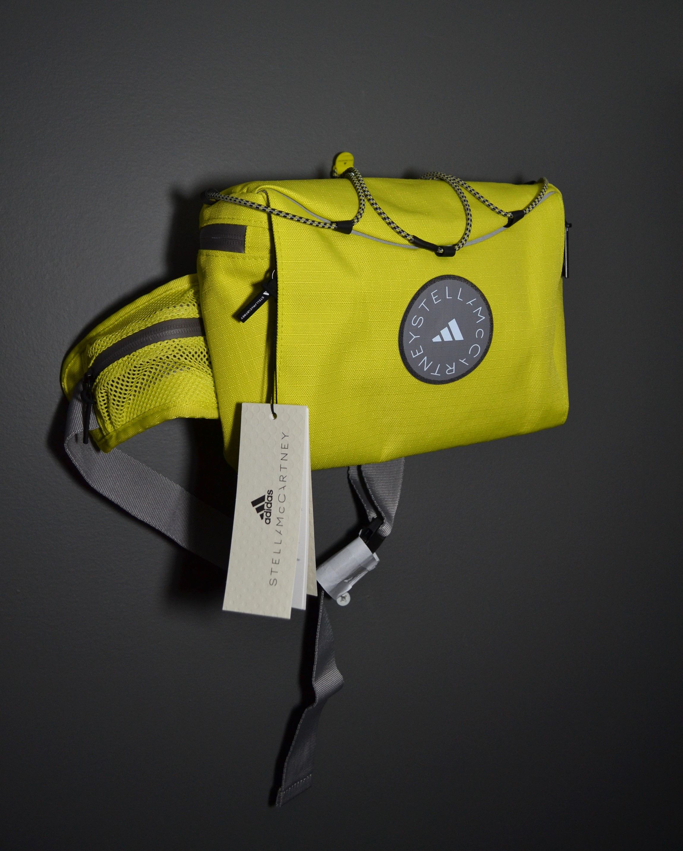 Adidas × Stella McCartney Adidas By Stella McCartney Multi Bag Fluorescent Yellow New Size ONE SIZE - 1 Thumbnail