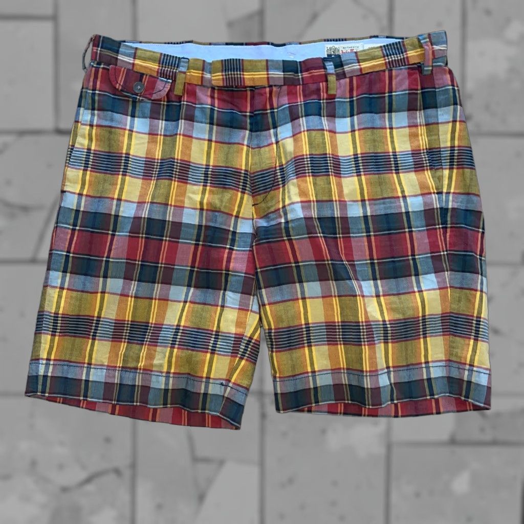 Ralph Lauren RALPH LAUREN India Madras plaid shorts mens size 34 Bermuda Multicolor Regular 34 Men Plaid Pre-owned Size US 34 / EU 50 - 1 Thumbnail