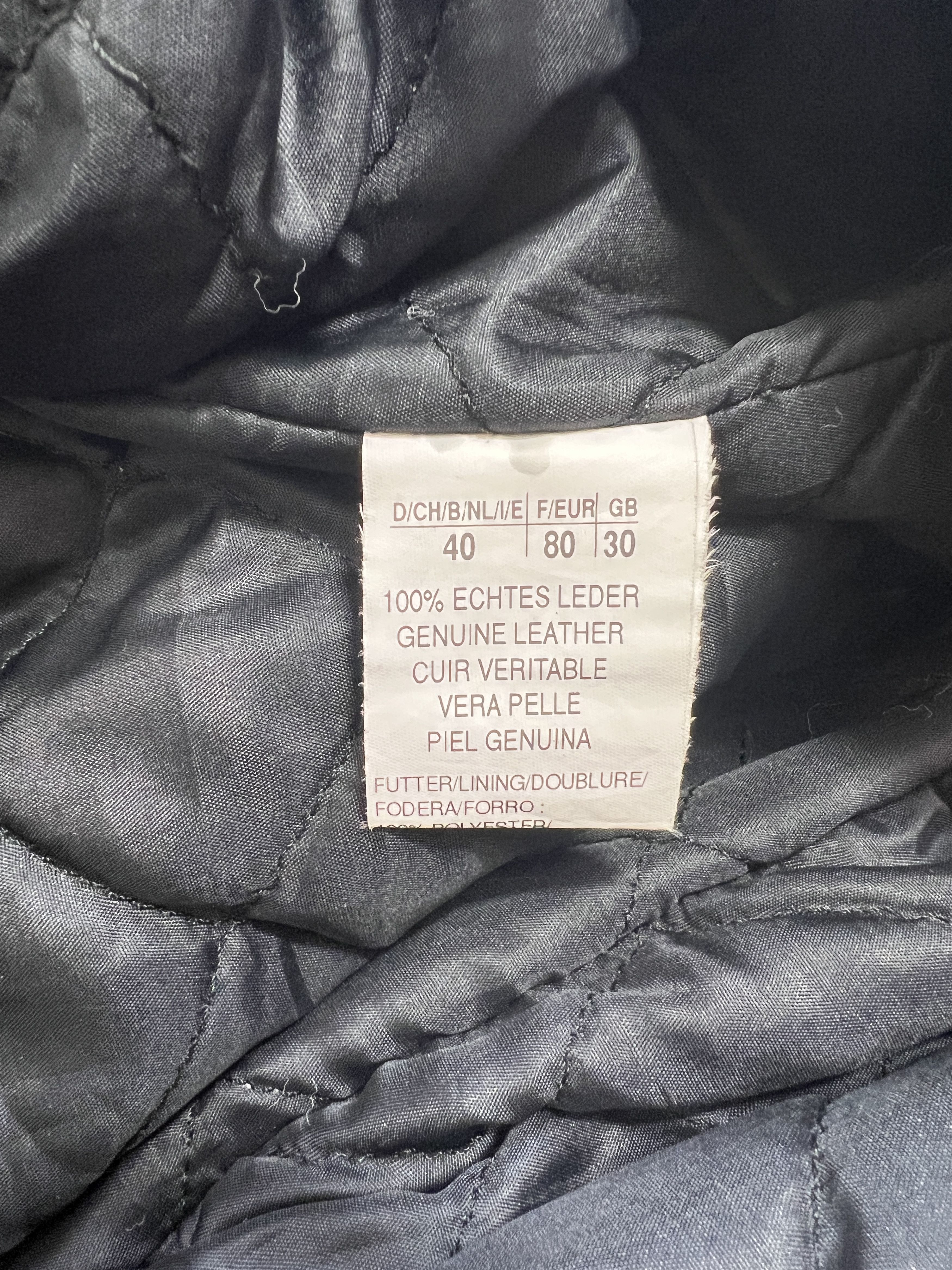 Genuine Leather × Vintage VINTAGE HAVEBA BIKER CROPPED GENUINE LEATHER JACKET Size US L / EU 52-54 / 3 - 14 Thumbnail
