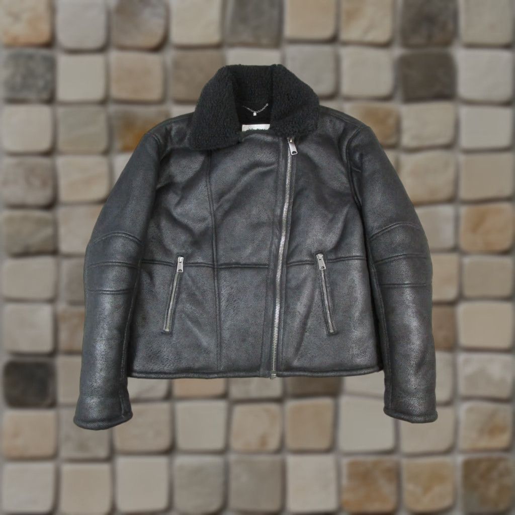 Lucky Brand Lucky Brand Jacket Womens Small Black Faux Fur Jacket Size S / US 4 / IT 40 - 1 Thumbnail
