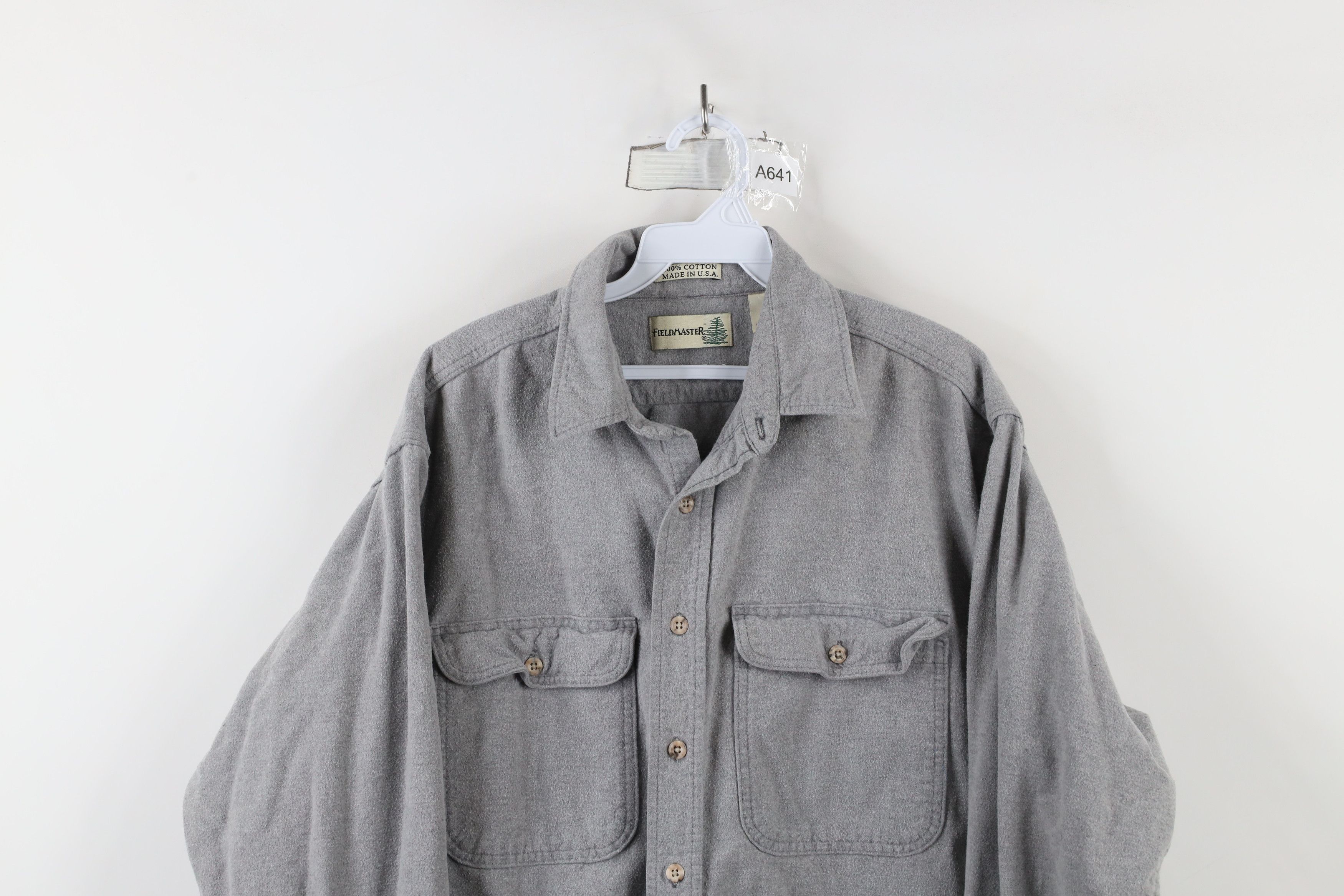 Vintage Vintage 90s Streetwear Cloth Collared Button Shirt USA Size US XL / EU 56 / 4 - 2 Thumbnail