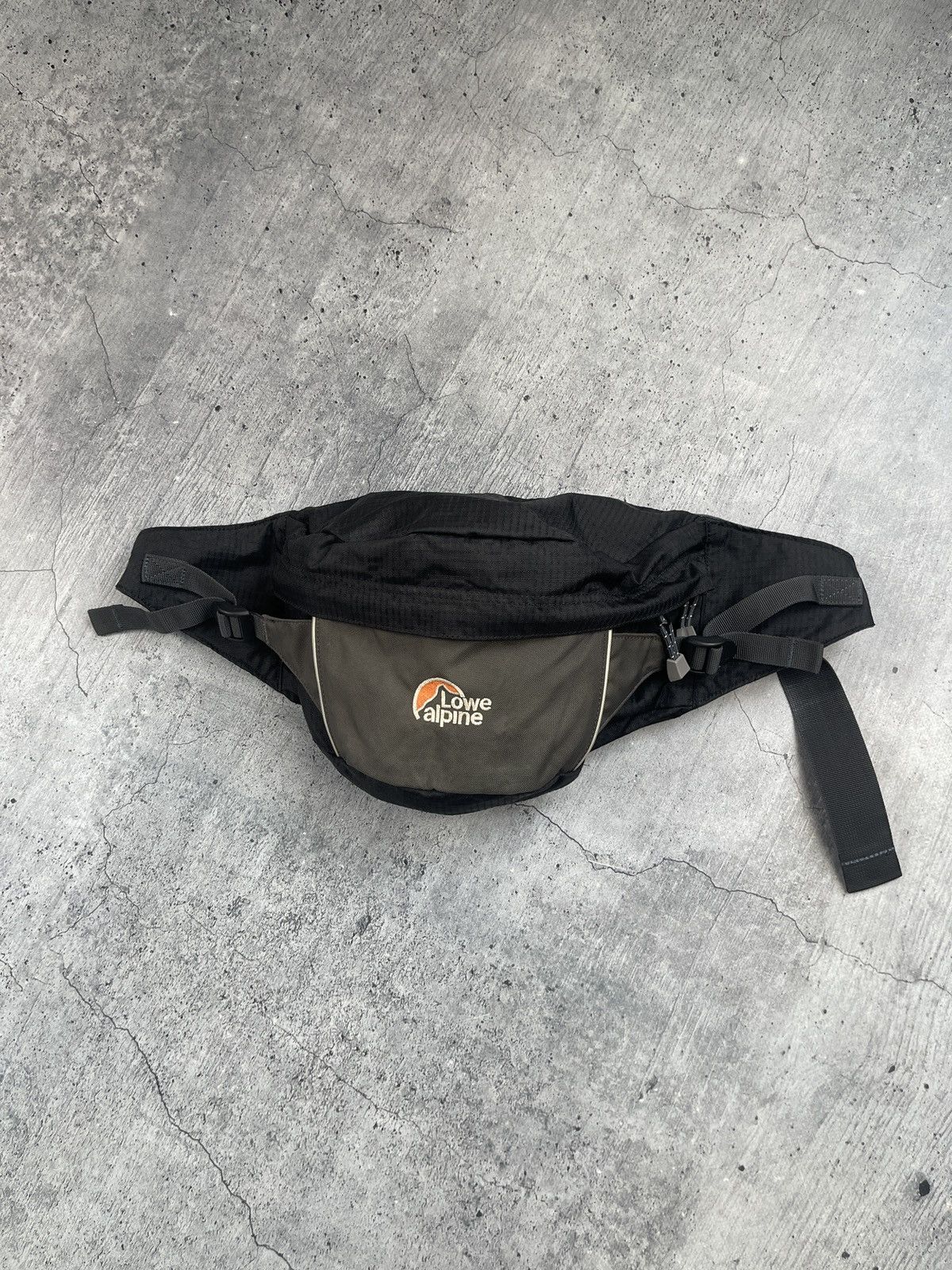 Lowe Alpine Fanny Pack Blue Black Cross Body Waist Bag Hike