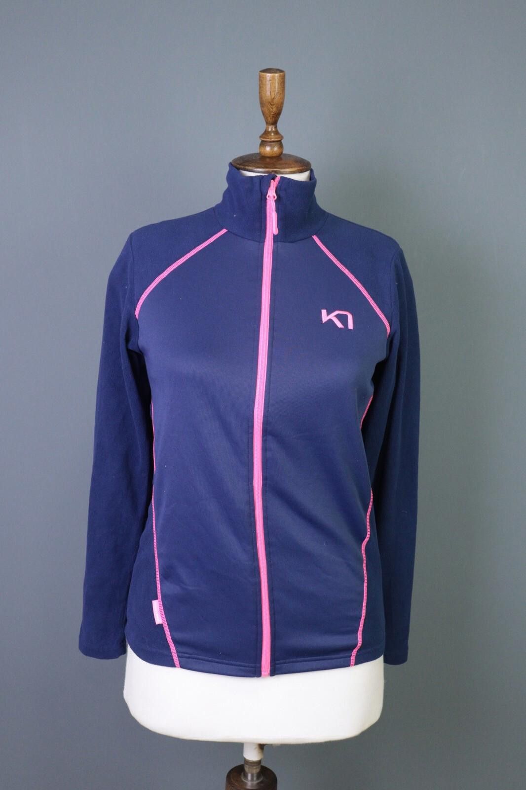 Designer Kari Traa Purple Full Zip Fleece Sweater Jacket Size S Size S / US 4 / IT 40 - 1 Thumbnail
