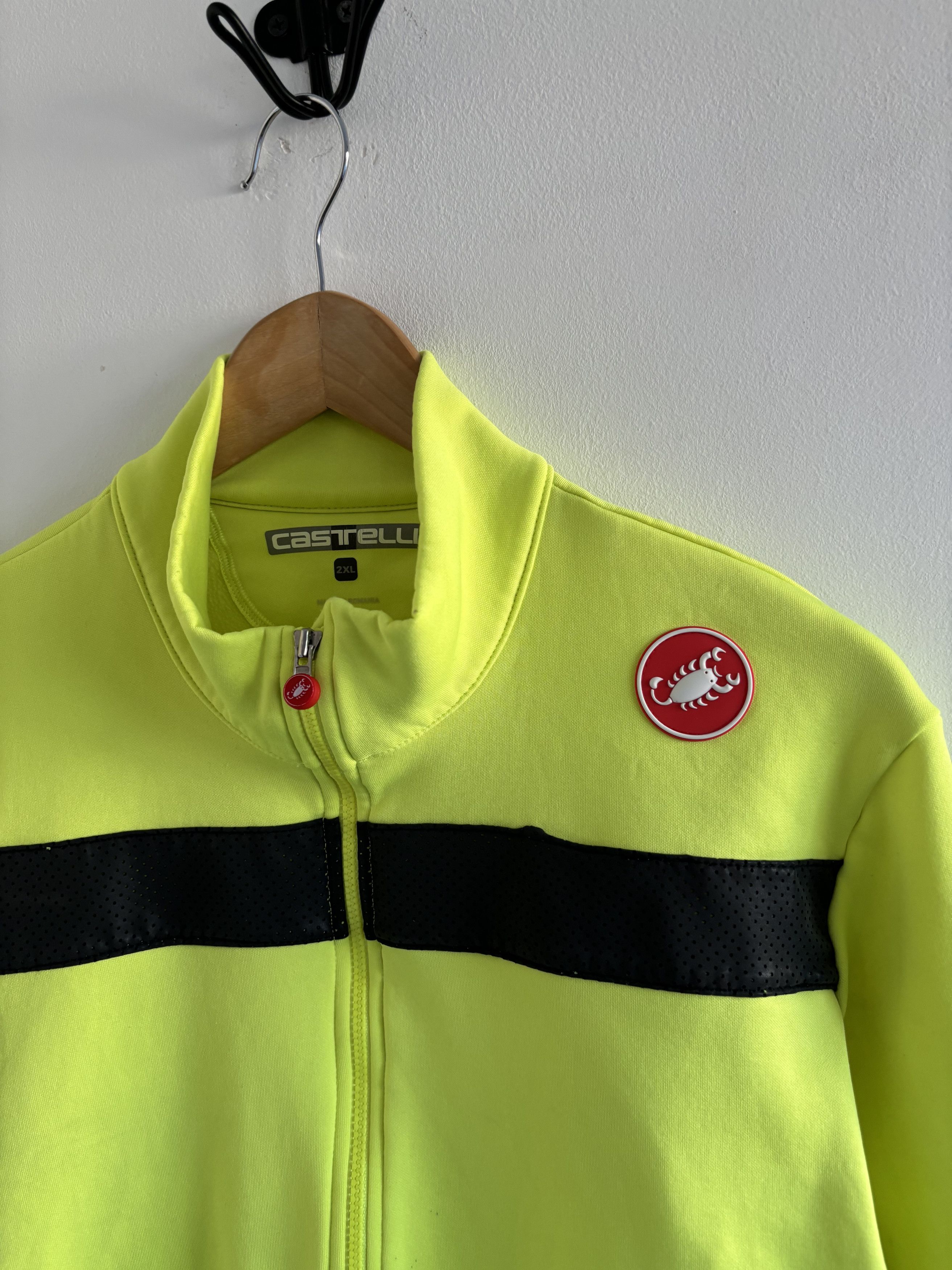 Gear for Sports Castelli Green Longsleeve Cycle Jersey Size US XXL / EU 58 / 5 - 2 Thumbnail