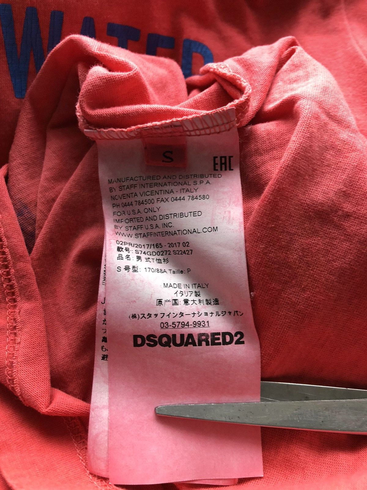 Dsquared2 Dsquared2 Vintage T shirt very rare Made in Italy Size US S / EU 44-46 / 1 - 5 Thumbnail