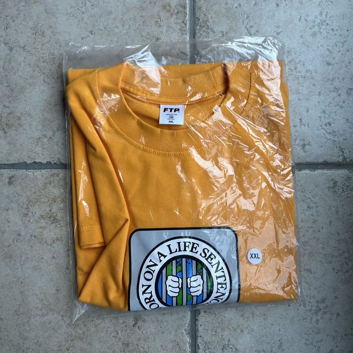 FTP Life Sentence Tee (Gold) Size XXL
