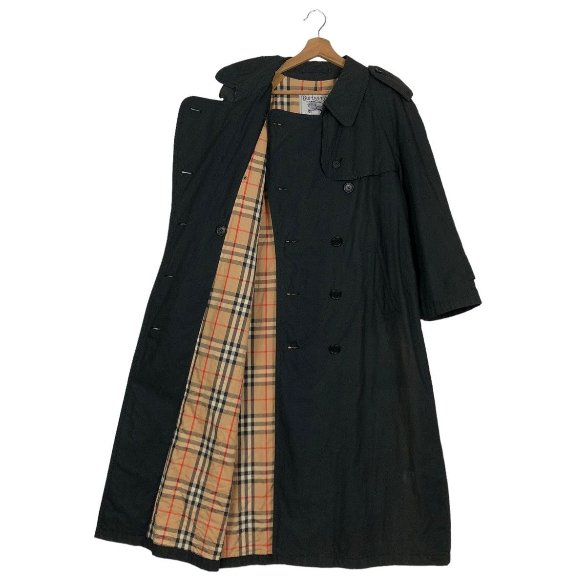Burberry 🔥Bondage Design Sun Faded Long Trench Coats Burberrys Size US M / EU 48-50 / 2 - 1 Thumbnail