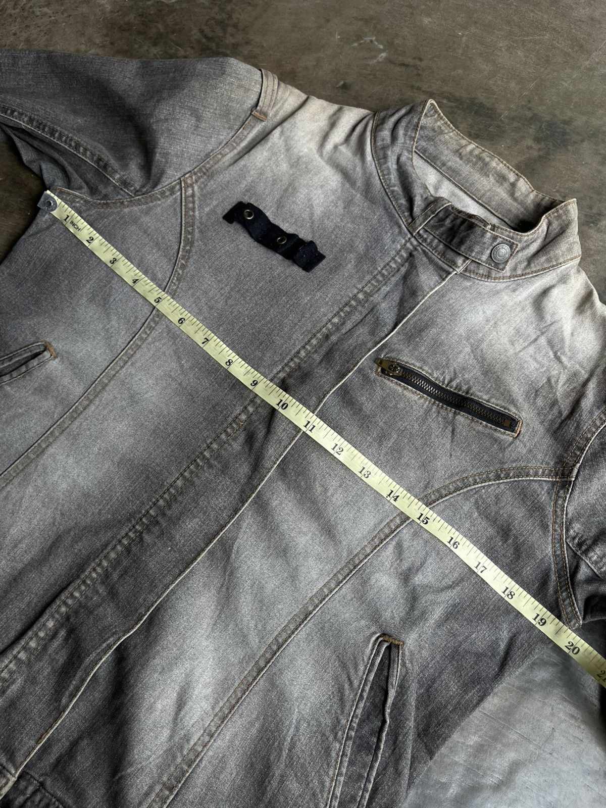 14th Addiction JAPANESE UNITEDPALETTE DENIM JACKET BONDAGE BIKERS JEANS Size US M / EU 48-50 / 2 - 13 Thumbnail