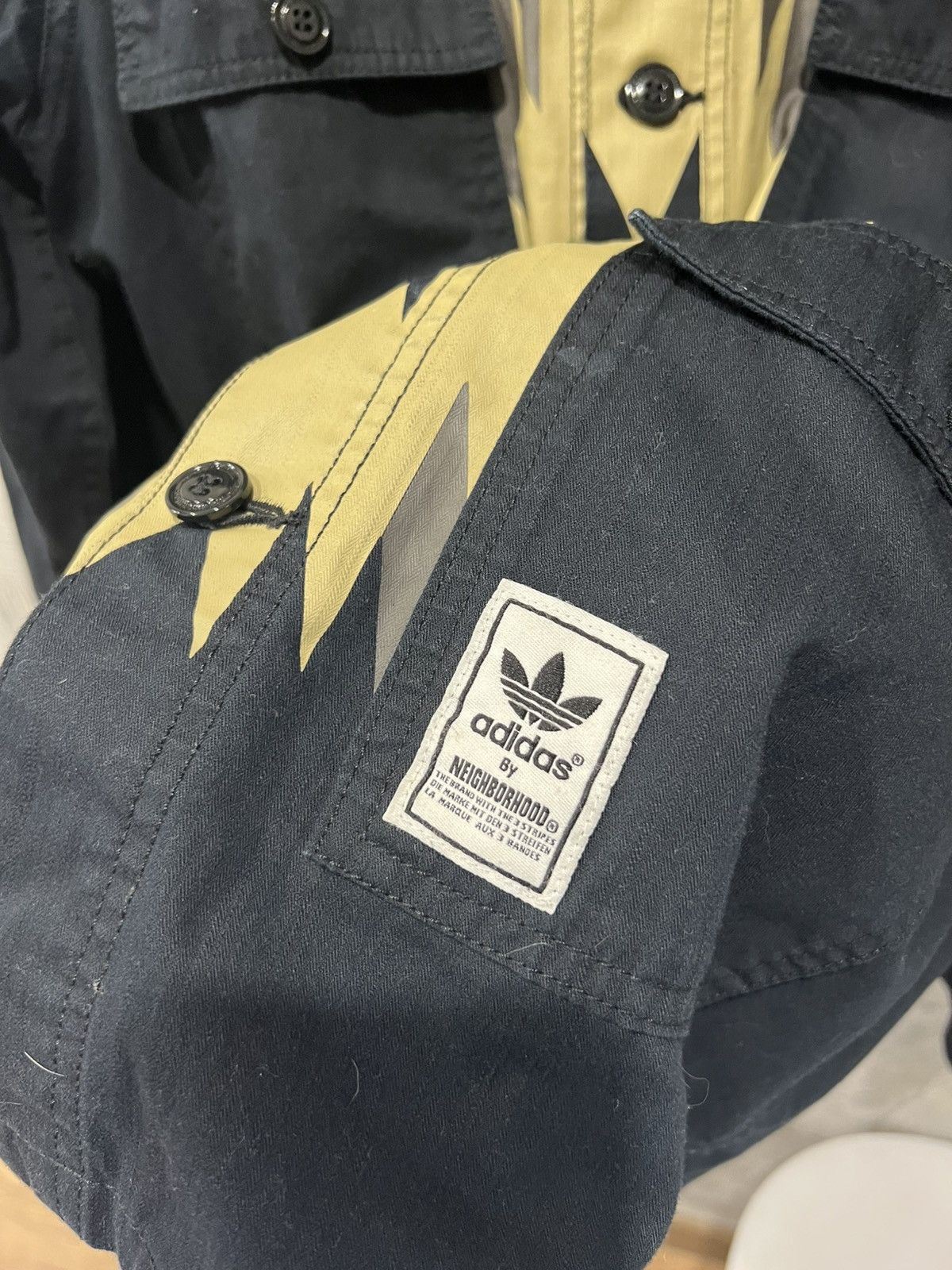 Adidas × Neighborhood Adidas Neighborhood 2014 Light Jacket Shirt Button Up Size US M / EU 48-50 / 2 - 3 Thumbnail