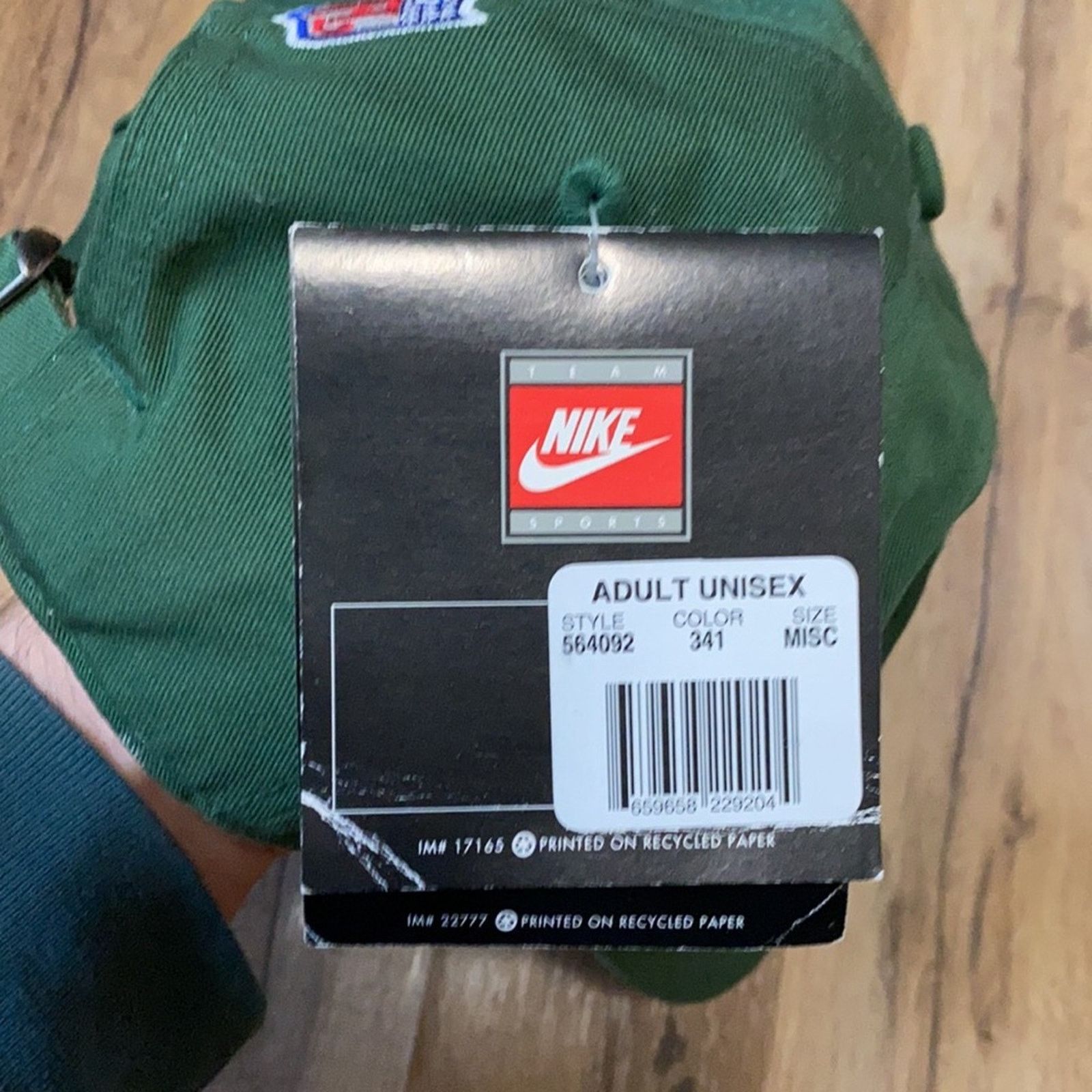 Nike 90s Nike Green Bay Packers NFL Hat Size ONE SIZE - 6 Thumbnail