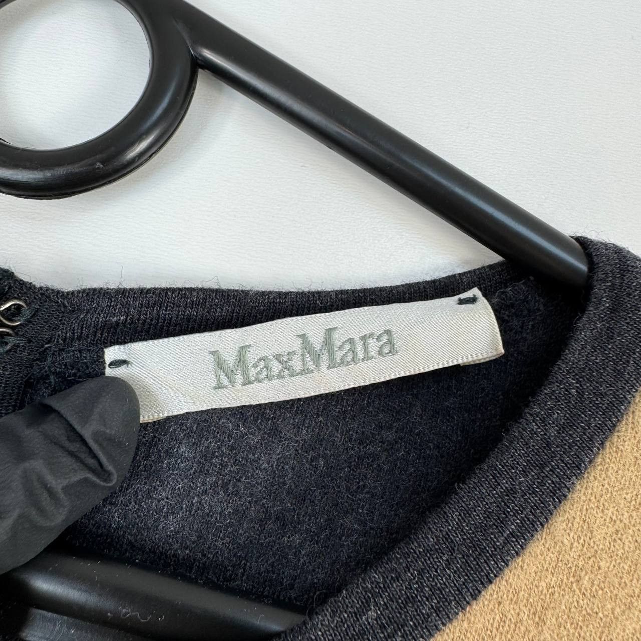 Max Mara MaxMara Colorblock Knit Bodycon Midi Dress Womens Size S Size S / US 4 / IT 40 - 3 Thumbnail