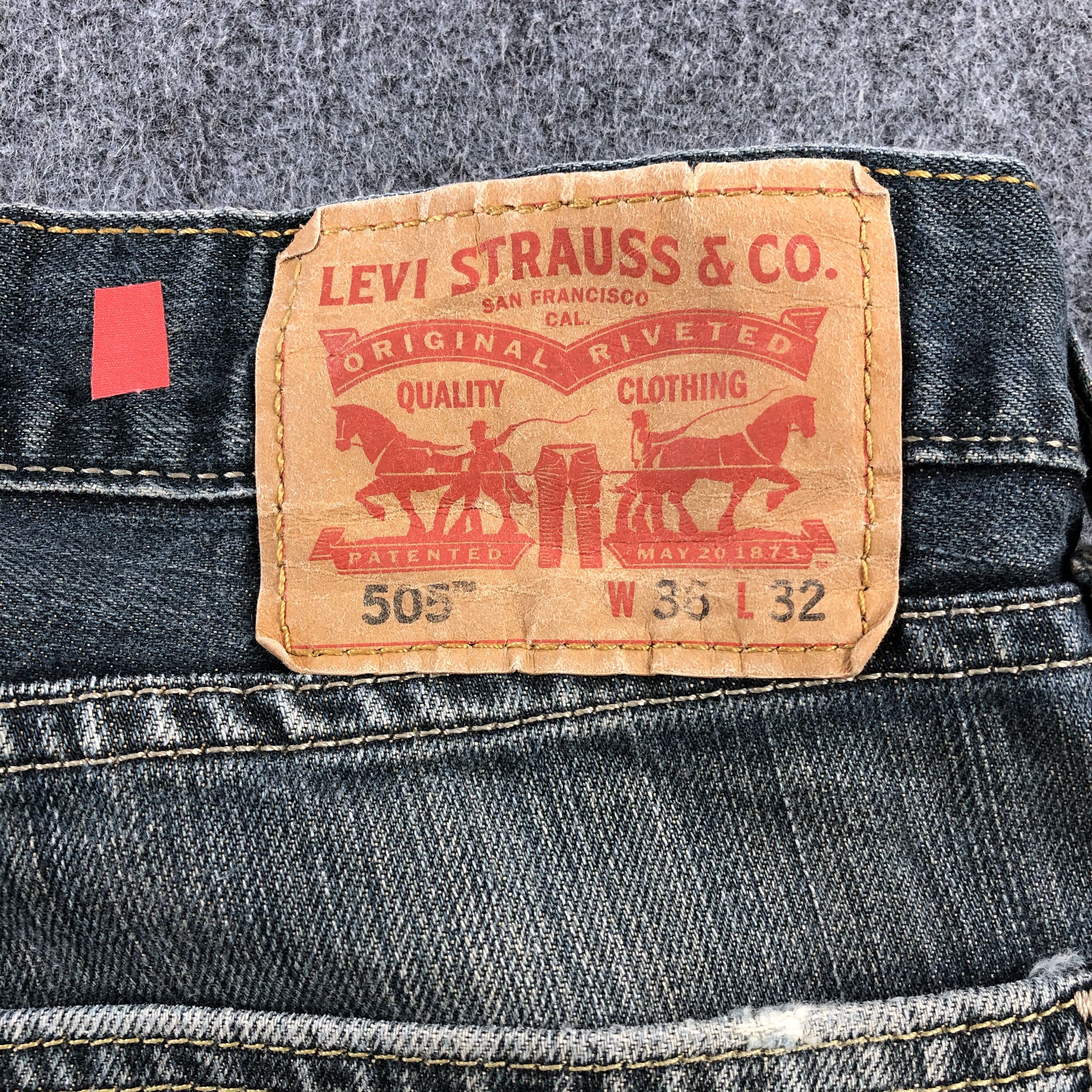 Levi's Vintage Levis 505 Earth Tone Jeans-J2120 Size US 37 - 5 Thumbnail