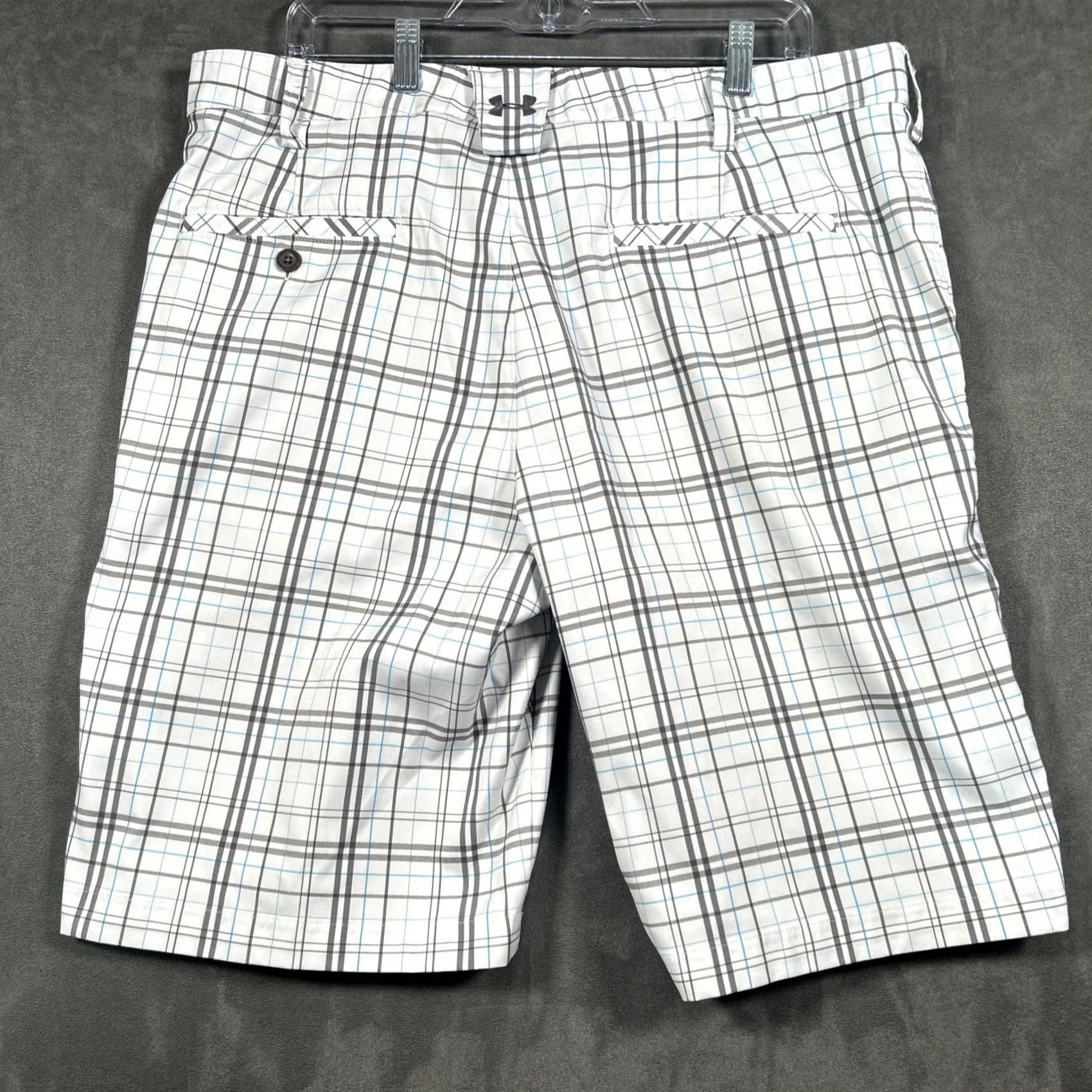 Under Armour Under Armour Golf Shirt Plaid Chino Performance Preppy Casual 36R Size US 38 / EU 54 - 4 Thumbnail