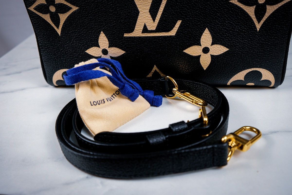 Louis Vuitton LV Speedy Bandouliere Bag Bicolor Monogram Empreinte Size ONE SIZE - 3 Thumbnail