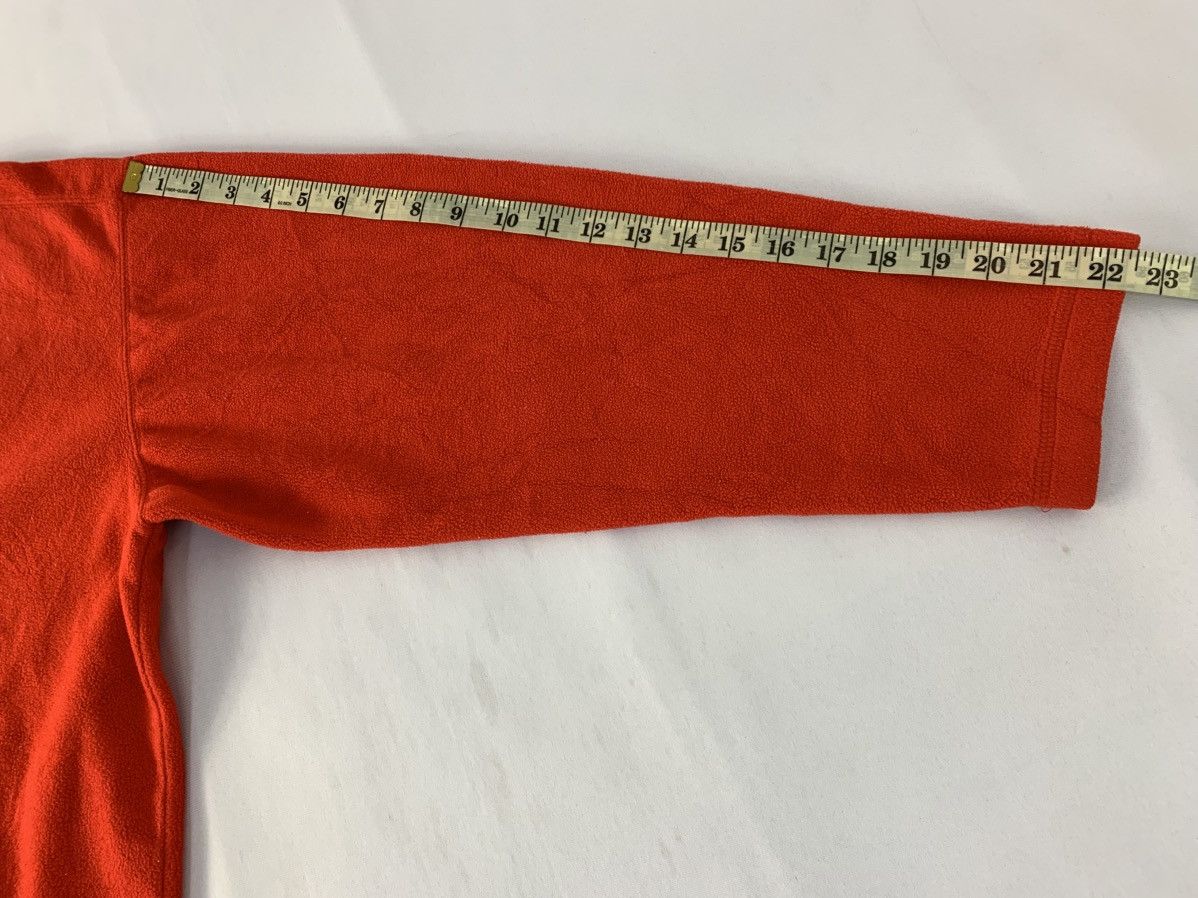 Japanese Brand Hype Japanese Brand Red Fleece Sweater V Neck Plain Design Size US L / EU 52-54 / 3 - 11 Thumbnail