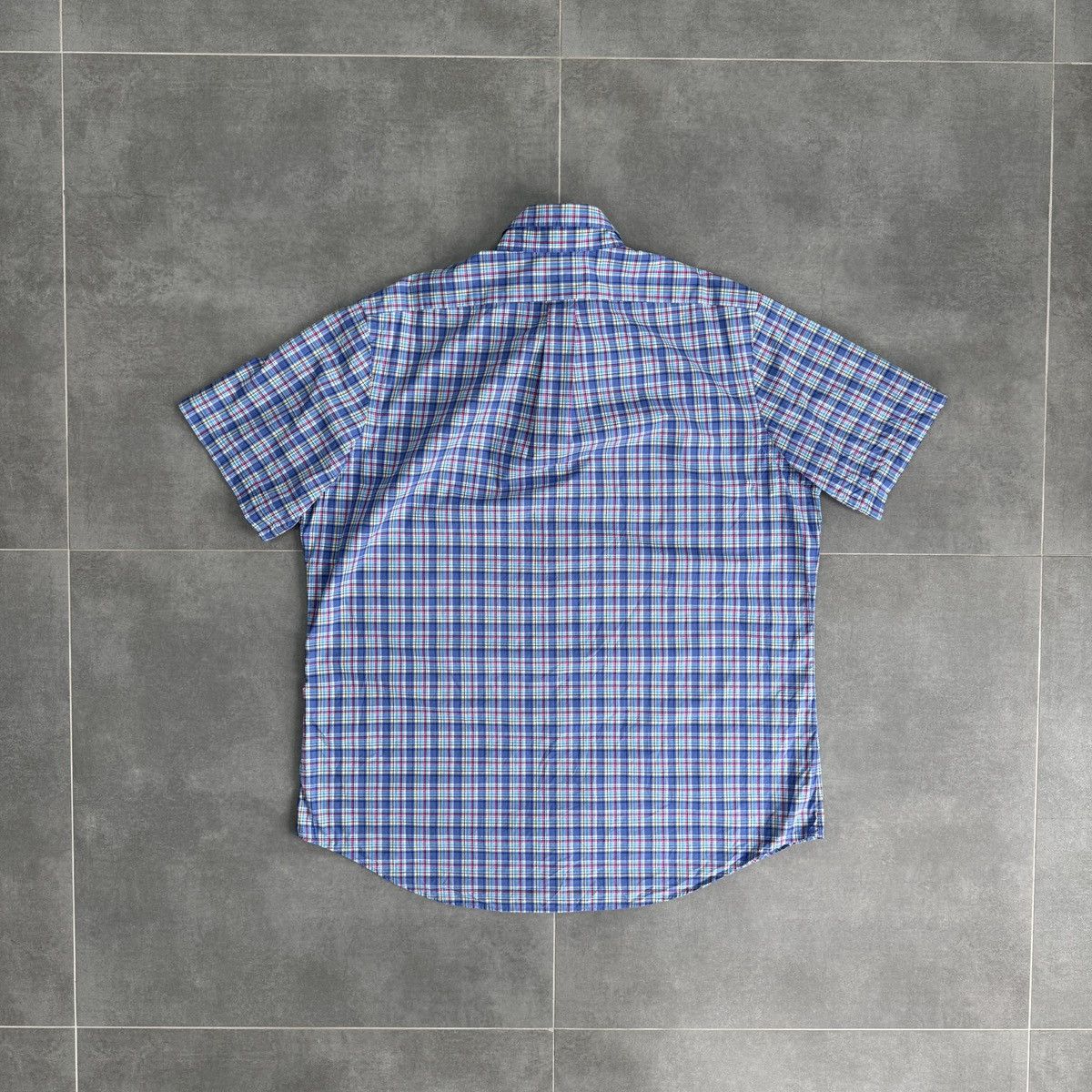 Polo Ralph Lauren × Vintage Polo Ralph Lauren PRL Checked Button Shirt Short Sleeve Size US XL / EU 56 / 4 - 14 Thumbnail